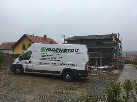 Zateplení zděné novostavby rodinného domu v Proseči u Březiny